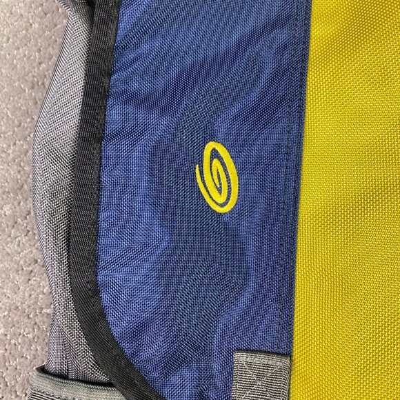 TImbuk2 Swig Urban Laptop Backpack Messenger Bag Shoulder Dust Blue Reso Yellow - Picture 4 of 11